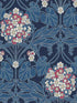 Floral Hydrangea wallpaper in naval blue and raspberry color - pattern number ET12112 - by Seabrook in the Legacy Prints collection