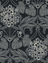 Floral Hydrangea wallpaper in ebony and charcoal color - pattern number ET12120 - by Seabrook in the Legacy Prints collection