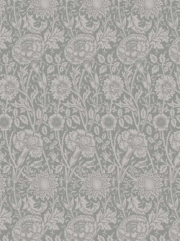 Tonal Floral Trail fabric in argos grey color - pattern number ET12507 - by Seabrook in the Legacy Prints collection