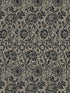 Tonal Floral Trail fabric in taupe and ebony color - pattern number ET12518 - by Seabrook in the Legacy Prints collection
