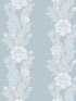 Blooming Stripe wallpaper in baby blue color - pattern number ET12702 - by Seabrook in the Legacy Prints collection