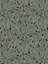 Leaf and Berry fabric in rosemary color - pattern number ET12814 - by Seabrook in the Legacy Prints collection