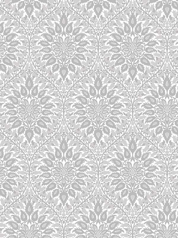 Luna Ogee wallpaper in daydream grey color - pattern number ET12908 - by Seabrook in the Legacy Prints collection