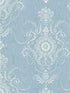 Colette Cameo fabric in bleu bisque color - pattern number FC60302 - by Seabrook in the French Country collection