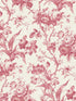 En Rose fabric in cranberry color - pattern number FC61201 - by Seabrook in the French Country collection