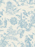Colette Chinoiserie wallpaper in bleu bisque color - pattern number FC61802 - by Seabrook in the French Country collection