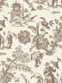 Colette Chinoiserie wallpaper in hickory smoke color - pattern number FC61806 - by Seabrook in the French Country collection