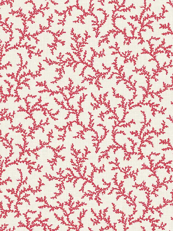 Corail wallpaper in antique ruby color - pattern number FC62101 - by Seabrook in the French Country collection