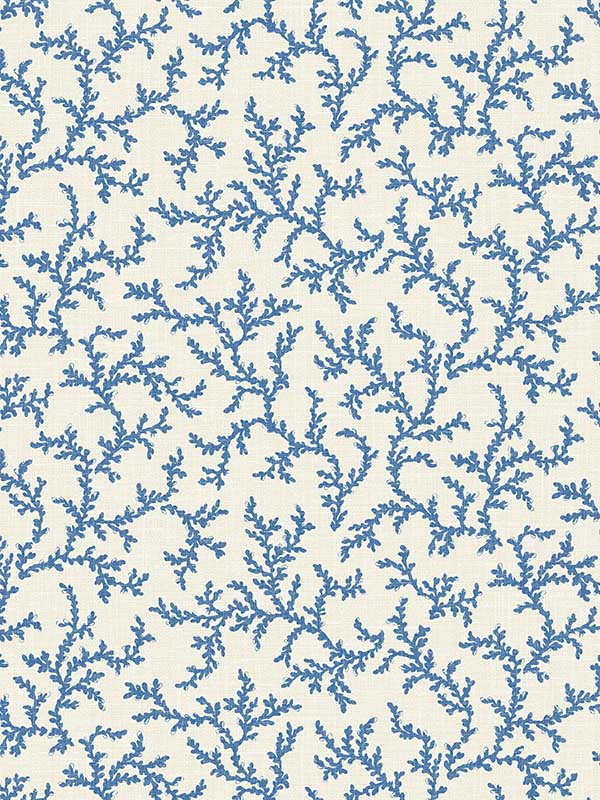 Corail wallpaper in denim wash color - pattern number FC62102 - by Seabrook in the French Country collection