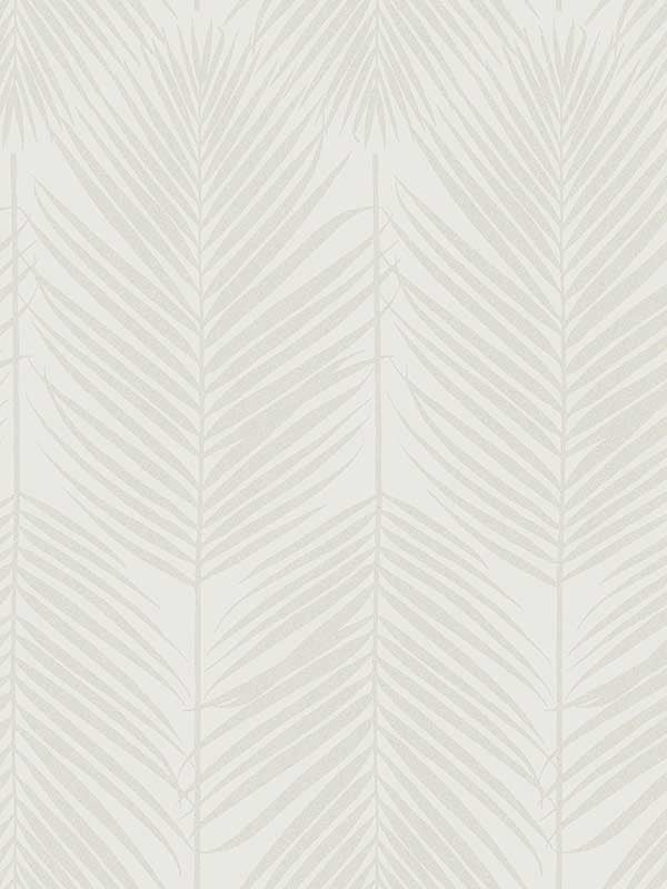 Persei Palm fabric in chardonnay color - pattern number BD50000 - by Seabrook in the Etten Beaded Wallpaper collection