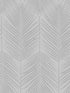 Persei Palm fabric in nickel color - pattern number BD50010 - by Seabrook in the Etten Beaded Wallpaper collection