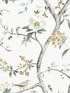 Sparrow Haven fabric in agave and cider color - pattern number LN40008 - by Seabrook in the Lillian August Coastal Haven collection