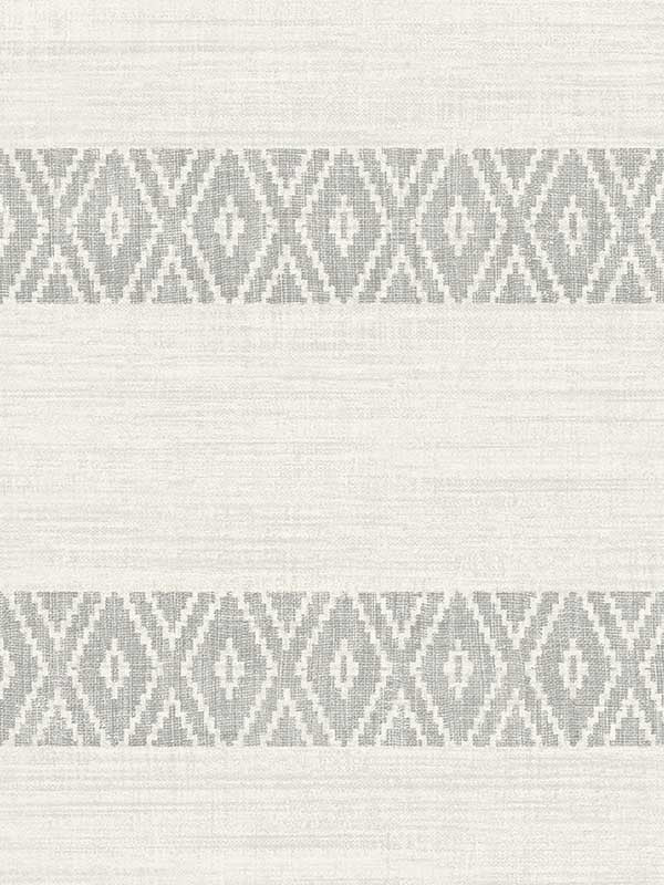 Alani Geo Stripe fabric in fog color - pattern number LN40108 - by Seabrook in the Lillian August Coastal Haven collection