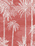 Palm Grove fabric in coral color - pattern number LN40201 - by Seabrook in the Lillian August Coastal Haven collection