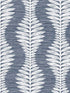 Carina Leaf Ogee wallpaper in midnight sky color - pattern number LN40502 - by Seabrook in the Lillian August Coastal Haven collection