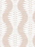Carina Leaf Ogee wallpaper in blush color - pattern number LN40506 - by Seabrook in the Lillian August Coastal Haven collection
