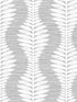 Carina Leaf Ogee wallpaper in morning fog color - pattern number LN40508 - by Seabrook in the Lillian August Coastal Haven collection