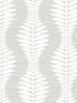 Carina Leaf Ogee wallpaper in sea salt color - pattern number LN40518 - by Seabrook in the Lillian August Coastal Haven collection