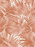 Cordelia Tossed Palms wallpaper in coral color - pattern number LN40706 - by Seabrook in the Lillian August Coastal Haven collection