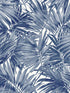 Cordelia Tossed Palms wallpaper in pacific blue color - pattern number LN40712 - by Seabrook in the Lillian August Coastal Haven collection