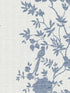 Aloha Bird Trail wallpaper in denim blue color - pattern number LN41002 - by Seabrook in the Lillian August Coastal Haven collection