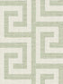 Luna Retreat Greek Key fabric in green ivy color - pattern number LN41204 - by Seabrook in the Lillian August Coastal Haven collection