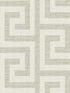 Luna Retreat Greek Key fabric in pavestone color - pattern number LN41207 - by Seabrook in the Lillian August Coastal Haven collection