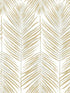 Marina Palm fabric in silver and gold color - pattern number ET10710 - by Seabrook in the Etten Gallerie Online collection