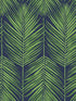 Marina Palm fabric in moss green and blue color - pattern number ET10714 - by Seabrook in the Etten Gallerie Online collection