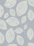 Contoured Leaves fabric in indigo blue color - pattern number EV3925 - by Candice Olson in the Casual Elegance collection