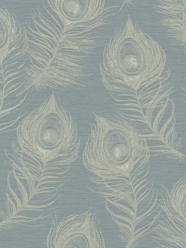 Regal Peacock fabric in dark teal color - pattern number EV3943 - by Candice Olson in the Casual Elegance collection