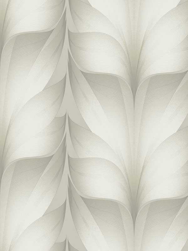 Lotus Light Stripe wallpaper in white color - pattern number EV3955 - by Candice Olson in the Casual Elegance collection
