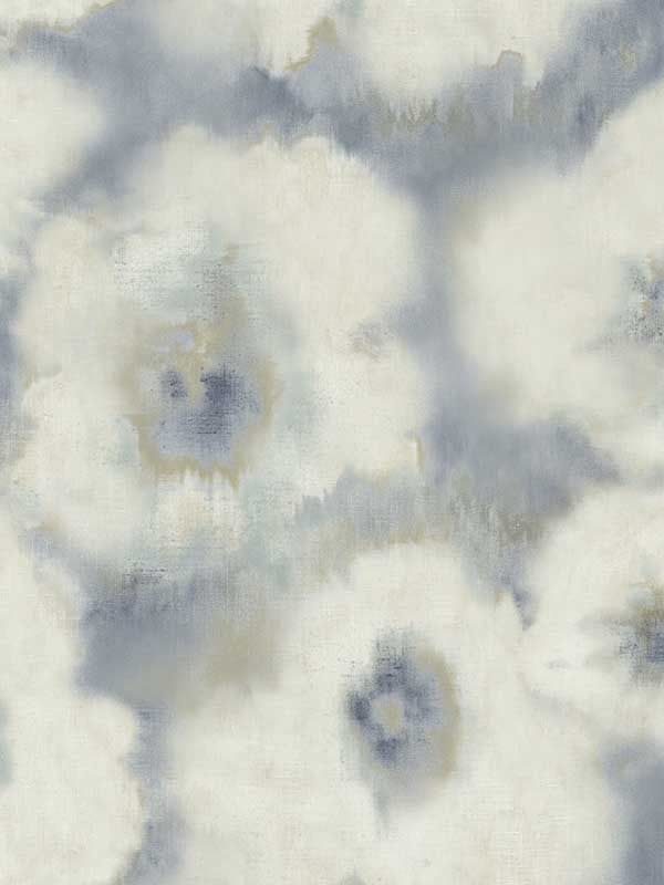 Blended Floral fabric in blue color - pattern number EV3964 - by Candice Olson in the Casual Elegance collection
