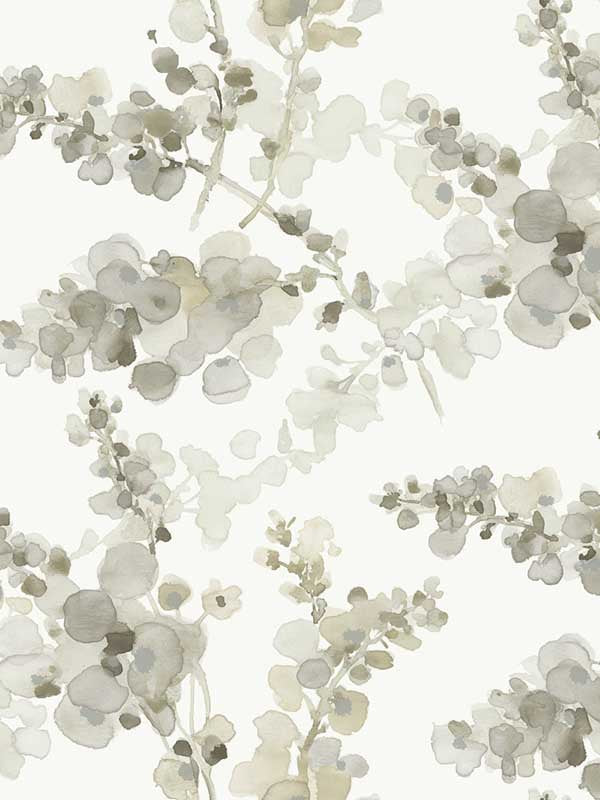 Blossom Fling wallpaper in blonde color - pattern number EV3973 - by Candice Olson in the Casual Elegance collection