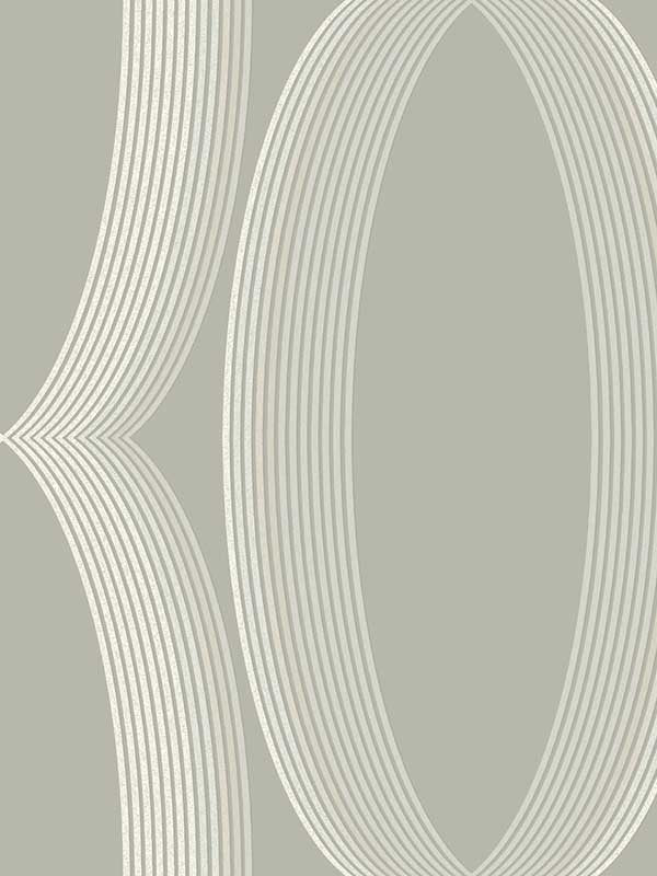 Progression Ogee wallpaper in light neutral color - pattern number EV3983 - by Candice Olson in the Casual Elegance collection