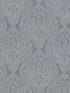 Mehndi Damask wallpaper in grey and silver color - pattern number DWP024702 - by Galerie in the Emporium collection