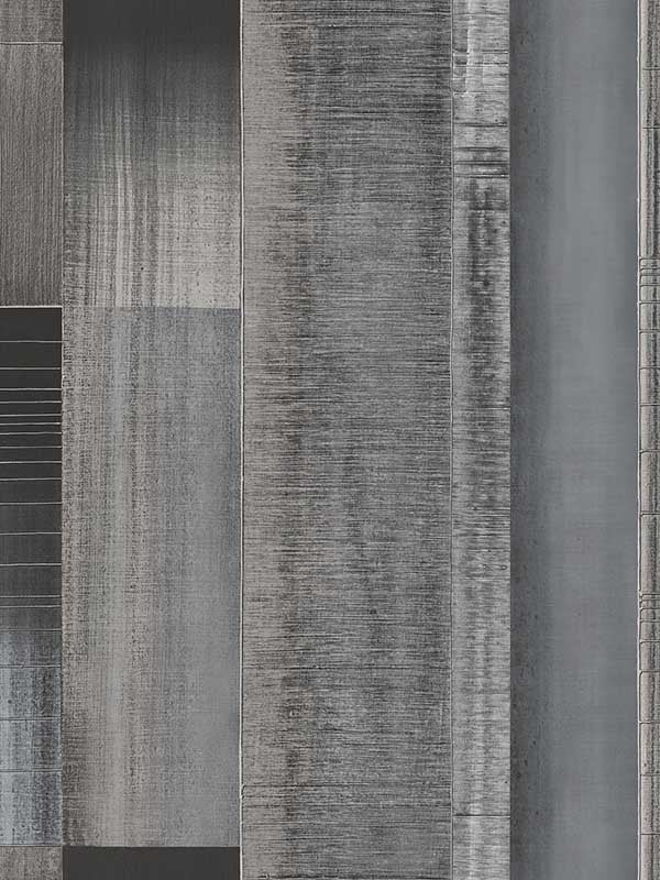 Agen Stripe fabric in black grey color - pattern number G56571 - by Galerie in the TexStyle collection