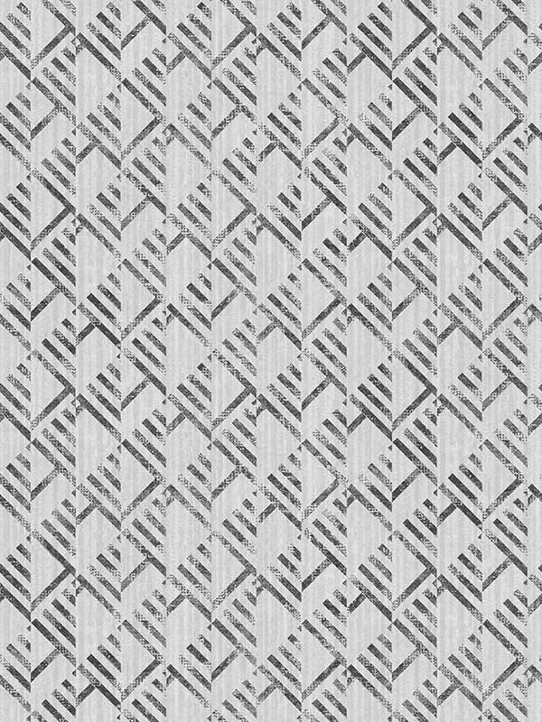 Block Flock wallpaper in black grey color - pattern number G56578 - by Galerie in the TexStyle collection