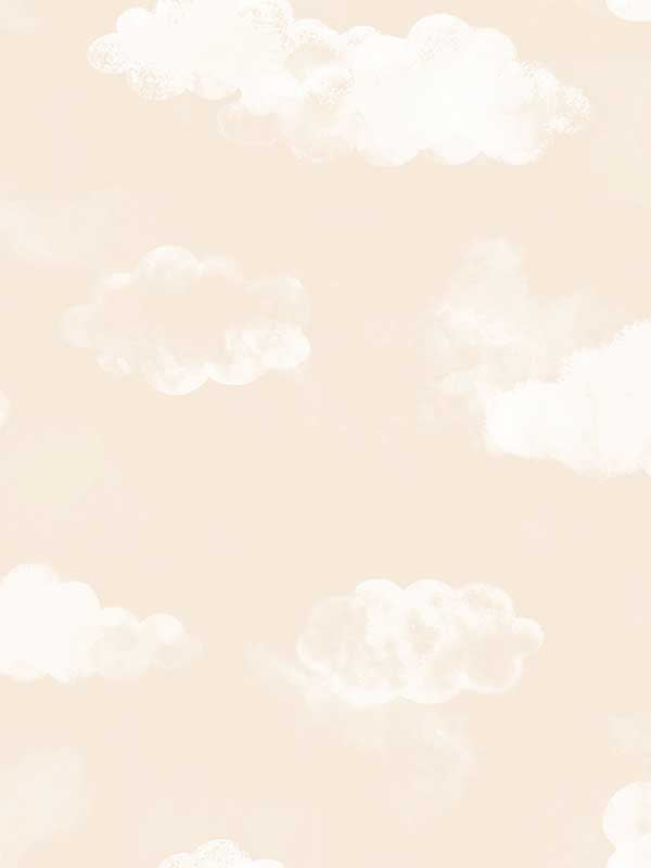 Cloud fabric in beige color - pattern number G78356 - by Galerie in the Tiny Tots 2 collection