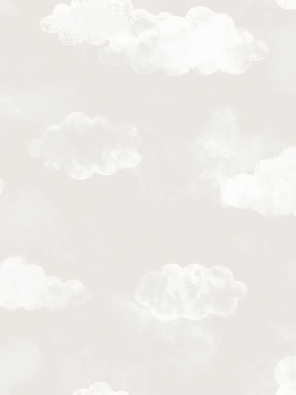 Cloud fabric in greige color - pattern number G78357 - by Galerie in the Tiny Tots 2 collection
