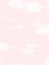 Cloud fabric in pink color - pattern number G78358 - by Galerie in the Tiny Tots 2 collection