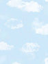 Cloud fabric in blue color - pattern number G78359 - by Galerie in the Tiny Tots 2 collection