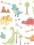 Dinosaurs fabric in primary color - pattern number G78364 - by Galerie in the Tiny Tots 2 collection