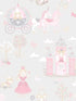 Fairytale fabric in grey pinks color - pattern number G78370 - by Galerie in the Tiny Tots 2 collection