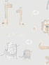 Jungle Friends fabric in greige tan color - pattern number G78379 - by Galerie in the Tiny Tots 2 collection
