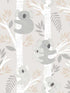 Koalas fabric in greige tan glitter color - pattern number G78385 - by Galerie in the Tiny Tots 2 collection