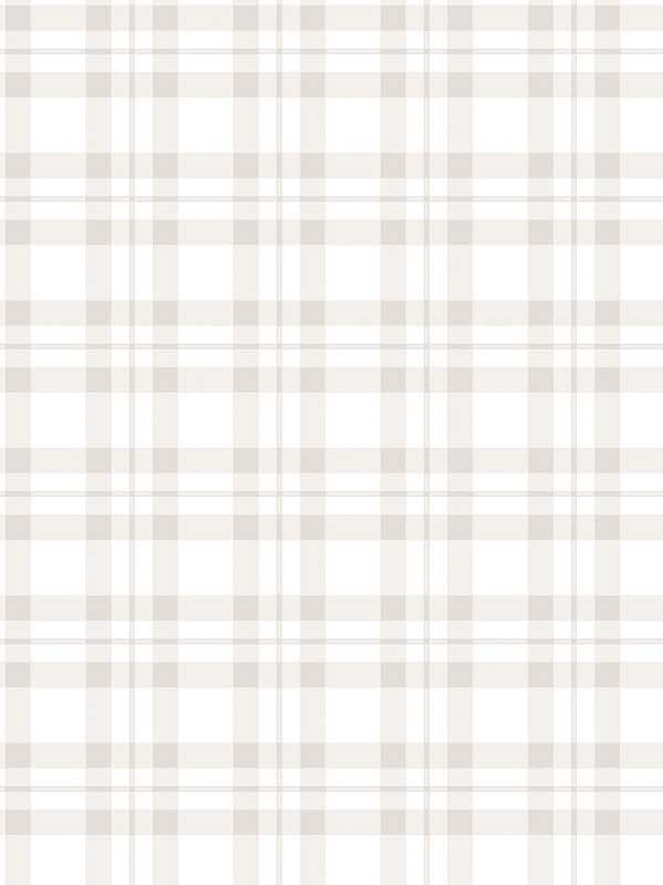 Plaid fabric in greige color - pattern number G78394 - by Galerie in the Tiny Tots 2 collection