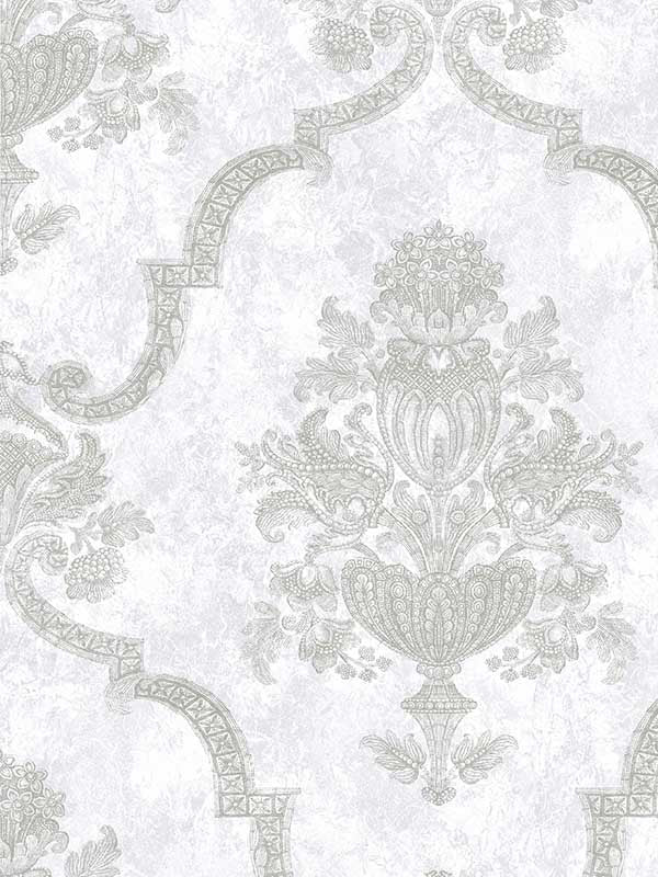 Porto fabric in fossil grey color - pattern number 26858 - by Galerie in the Azulejo collection