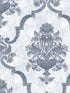 Porto fabric in chalky blue color - pattern number 26859 - by Galerie in the Azulejo collection