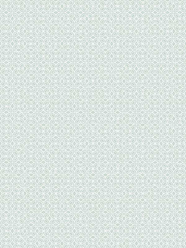 Sintra fabric in frost mint color - pattern number 26877 - by Galerie in the Azulejo collection